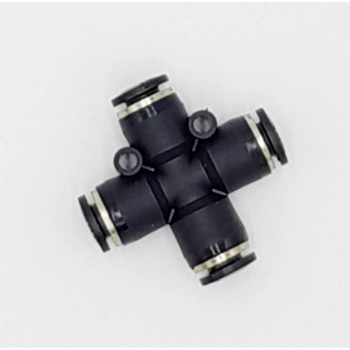 connecteur en croix 6 mm pour systeme de brumisation pour terrarium (497)