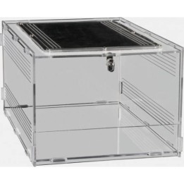 terrarium en acrylique repto terra clear 30x20x16 de repto r1100770 (3627),insectarium en acrylique repto terra clear 30x20x16 d