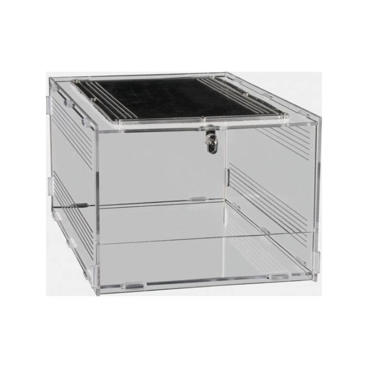 terrarium en acrylique repto terra clear 30x20x16 de repto r1100770 (3627),insectarium en acrylique repto terra clear 30x20x16 d