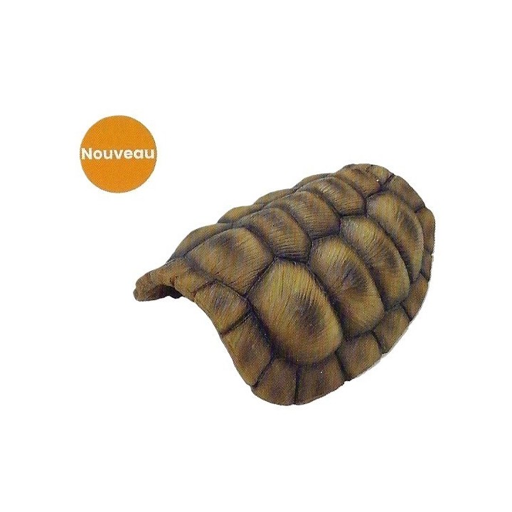 fausse carapace de tortue m pour decorer un terrarium de repto r5100370 (3939),cachette pour reptile en forme de carapace de tor