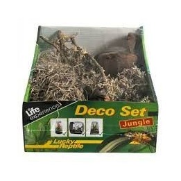 decoration life experience deco set jungle de lucky reptile  (2244),decoratio pour terrariumn life experience deco set jungle de