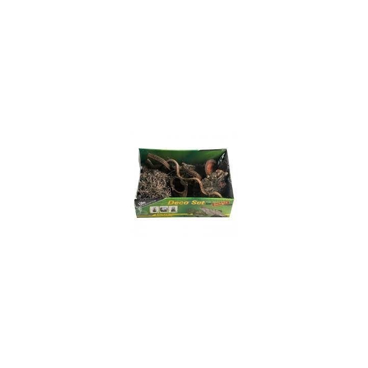 decoration life experience deco set jungle de lucky reptile  (2244),decoratio pour terrariumn life experience deco set jungle de