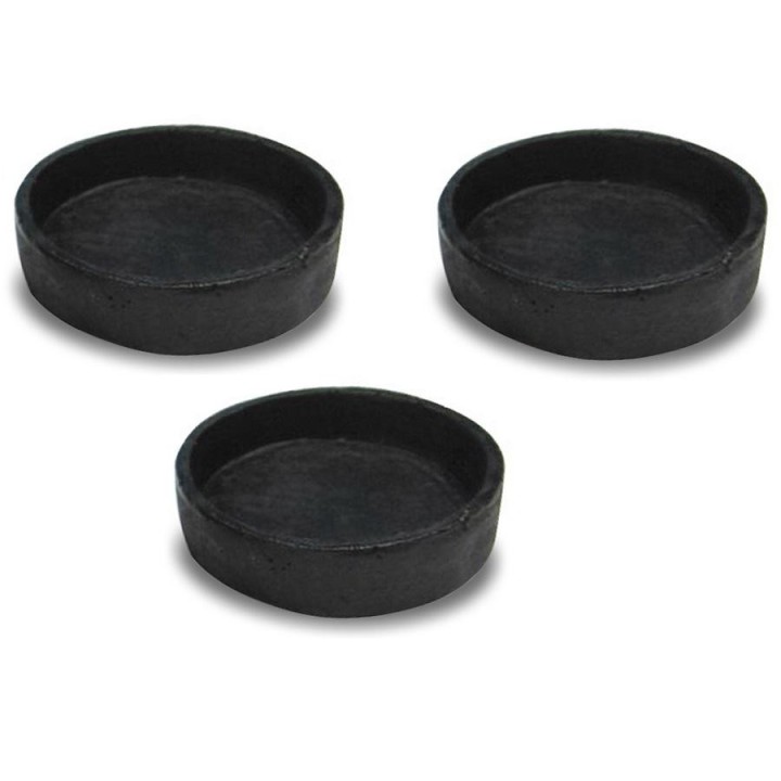 frog cave lot de 3 bols de rechange de lucky reptile  (2128)