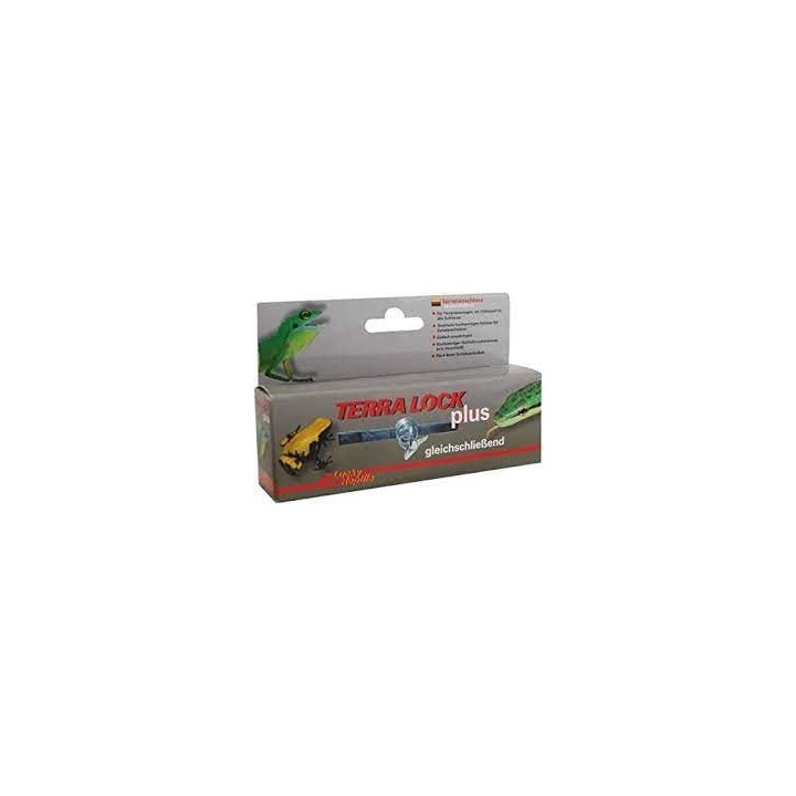serrure pour terrarium terra padlock plus - meme cle lucky reptile de lucky reptile  (2271),serrure pour terrarium a clee unique