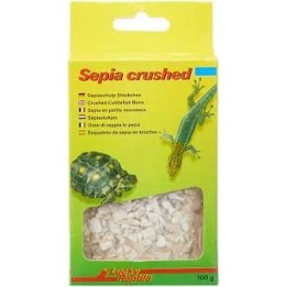 fragments d'os de seche sepia crushed 100 g de lucky reptile  (2266),fragments d'os de seche naturel sepia crushed 100 g de luck