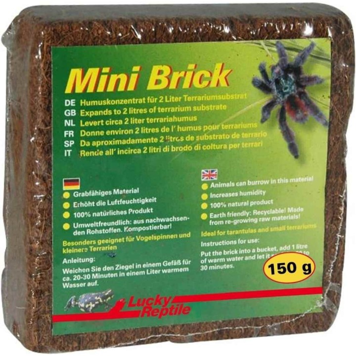 mini brick 150g 2,5 l humus de lucky reptile  (3709)