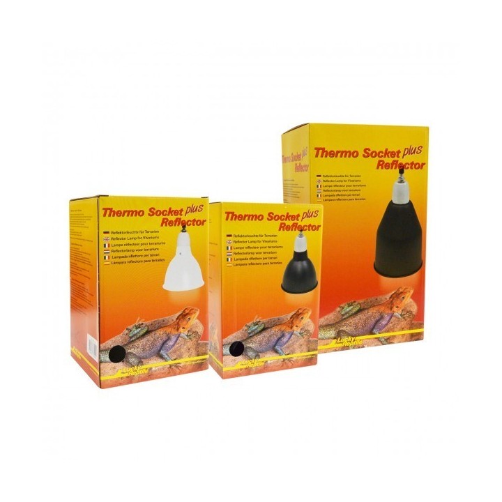 douille ceramique + reflector petit "blanc" de lucky reptile pour terrarium (3521),dome d eclairage douille ceramique + reflecto