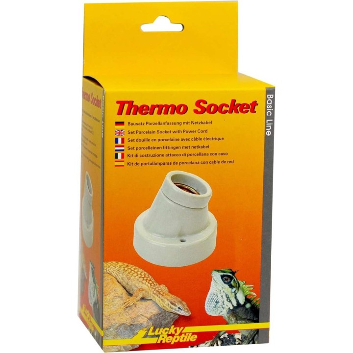 thermo socket - douille en porcelaine angle de lucky reptile  (3522),douille en porcelaine angle de lucky reptile -thermo socket