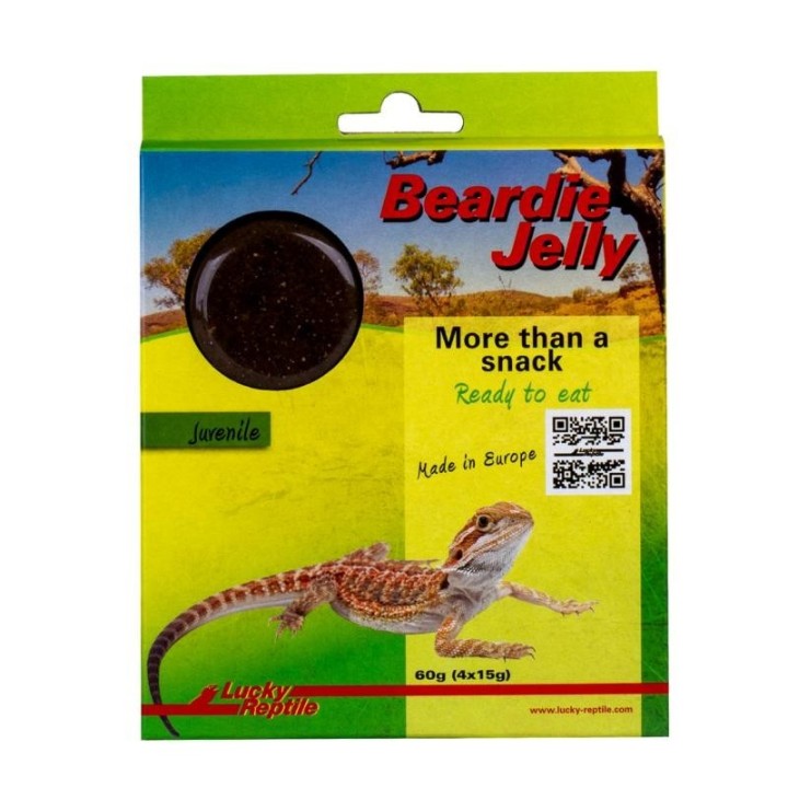 beardie jelly juvenil 4x 15g de lucky reptile  (2629)