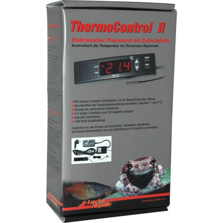 thermostat pour reptile thermo control ii de lucky reptile de lucky reptile  (3376)