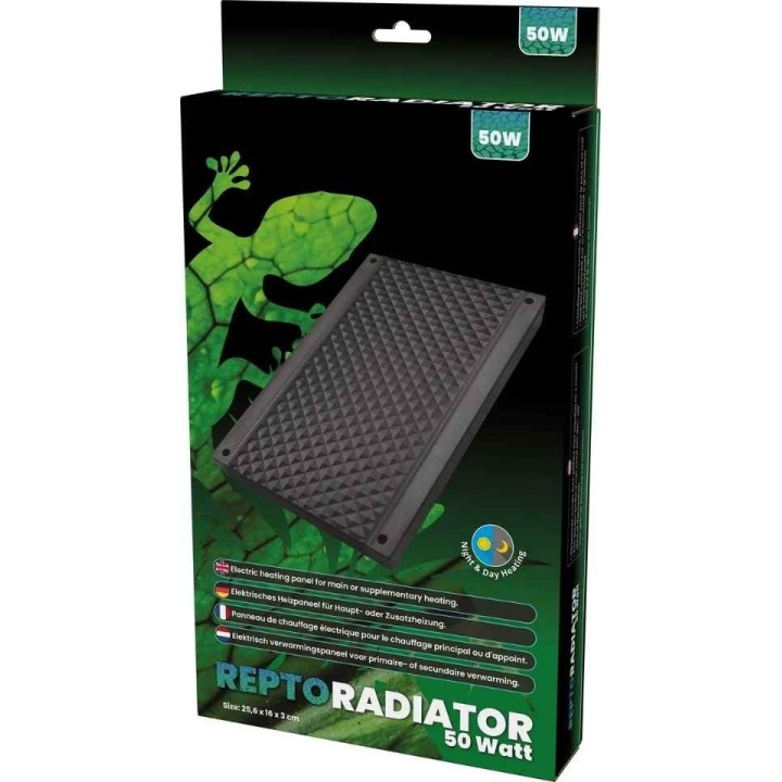 plafond chauffant reptile en terrarium radiator 50 watt 26x16x3 cm de repto r3100323 (3957),plafond chauffant pour terrariumrept