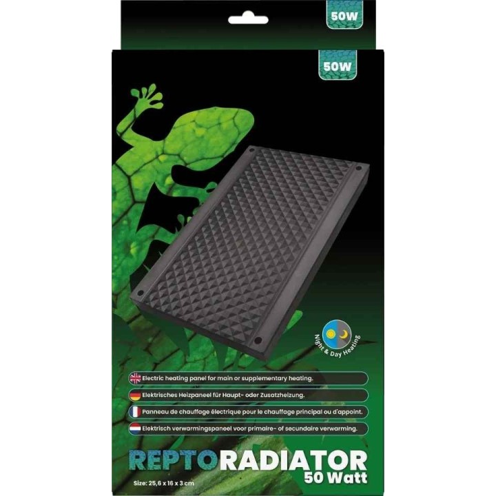 plafond chauffant reptile en terrarium radiator 50 watt 26x16x3 cm de repto r3100323 (3957),plafond chauffant pour terrariumrept