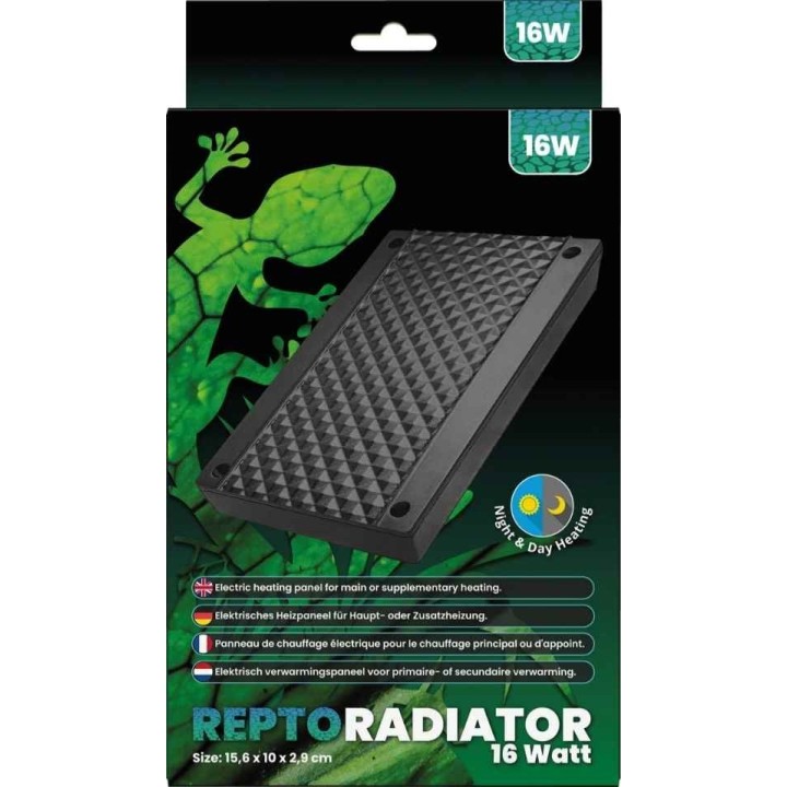 plafond chauffant pour serpents reptile radiator 16 watt 16x10x3 cm de repto r3100320 (3962),plafond chauffant pour terrarium re