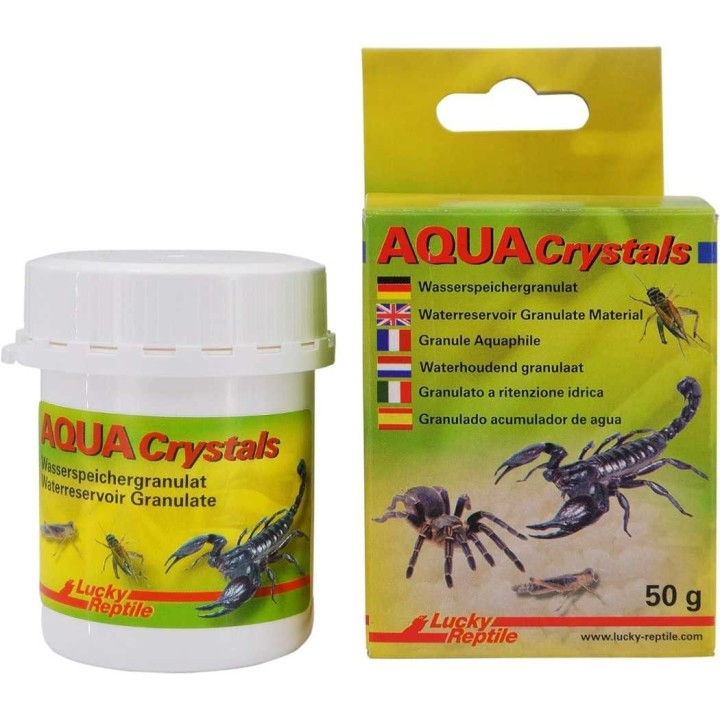 aqua crystals 50g de lucky reptile  (3621),cristaux pour eau gelifie aqua crystals 50g de lucky reptile  (2261),cristaux pour fa