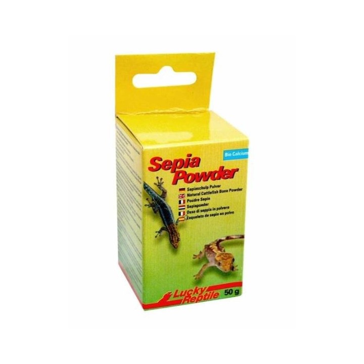 poudre d'os de seche pure 50 g de lucky reptile  (3614),calcium pure d'os de seche 50 g de lucky reptile  (2270),poudre d'os de