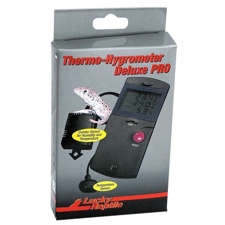 thermometre - hygrometre deluxe pro de lucky reptile (556)