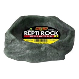 repti rock water dish (4.5 x 4 x 1")  de zoomed wd-10e (1722)