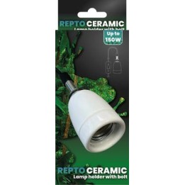 douille ceramique avec passe paroi pour terrarium repto ceramic e27 de repto r2300005 (3315),douille ceramique avec passe paroi