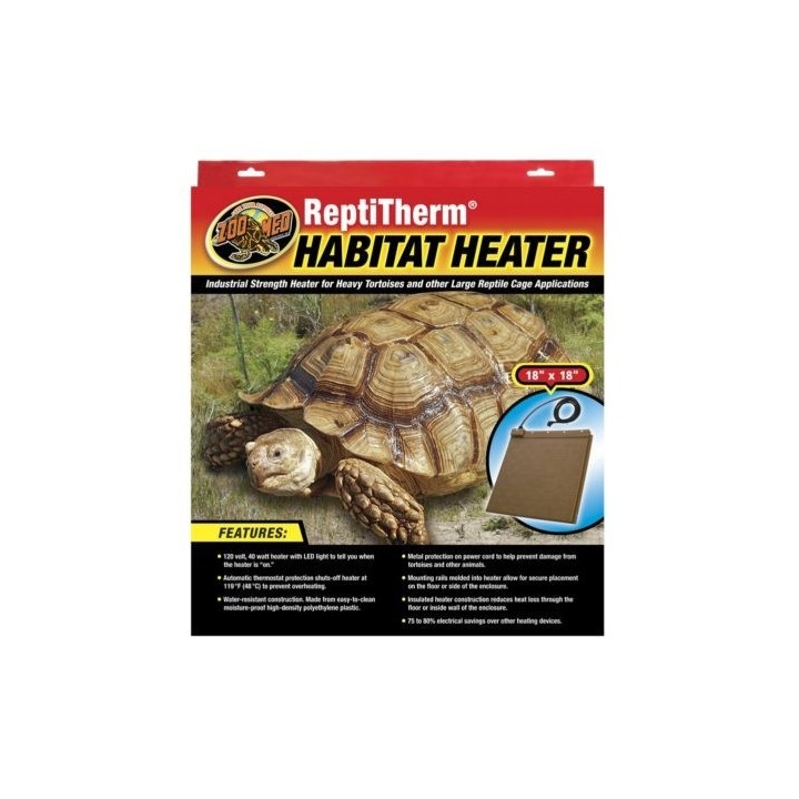 reptihabitat heater 38w/46x46cm de zoomed rh-20e (1755)