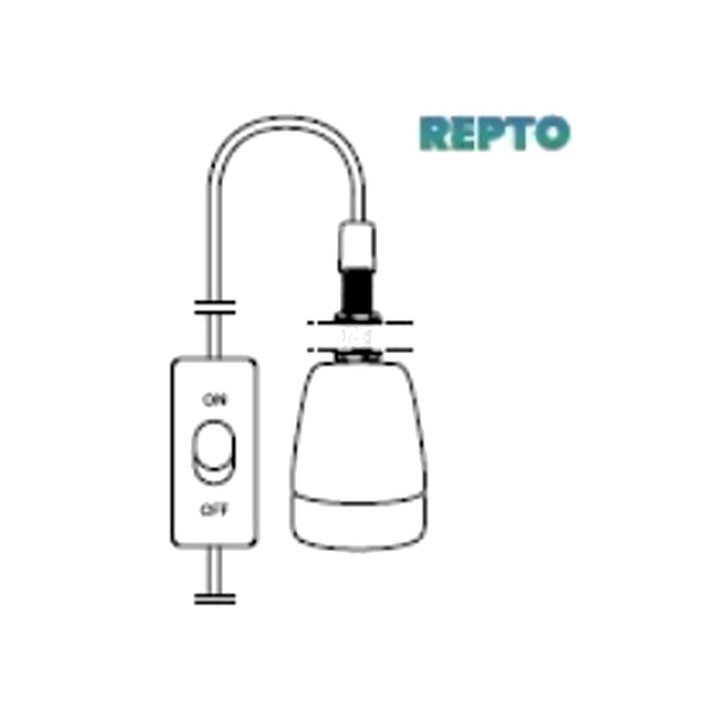 douille ceramique avec passe paroi pour terrarium repto ceramic e27 de repto r2300005 (3315),douille ceramique avec passe paroi