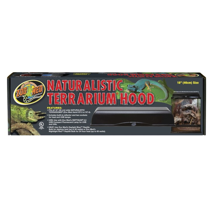 rampes d'eclairage naturalistic terrarium hood 45cm 2x60w de zoomed lf-55e (540),rampes d'eclairage naturalistic terrarium hood