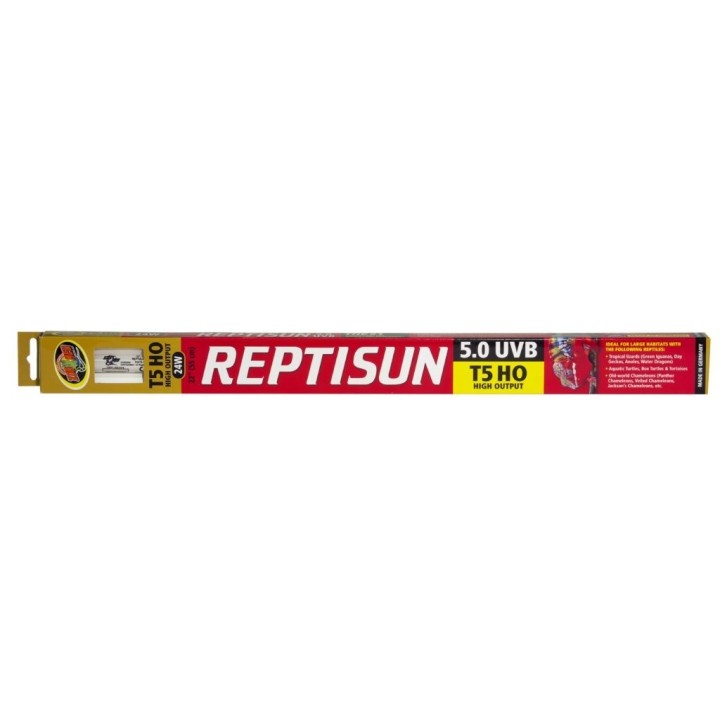 tube fluorescent reptisun t5 ho 5.0 uvb puissance - taille:60cm  -  24w de zoomed fs5-15e (2044),tube fluorescent reptisun t5 ho