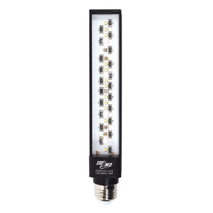 Ampoule LED UVB-UVA ReptiSun UVB 9W FS-LUVE zoomed pour reptile tortues lézards (4246),nouvelle Ampoule LED UVB-UVA ReptiSun UVB
