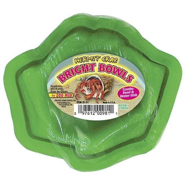 Gamelle FLUO - Vert pour Bernard l'hermite (4140)