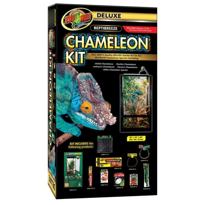 kit complet pour cameleon deluxe reptibreeze de zoomed de nt-12 (3870),kit complet pour cameleon deluxe reptibreeze de zoomed de