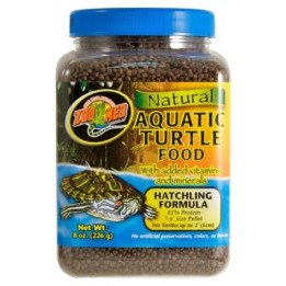 natural aquatic turtle food - hatchling (micro pellet) de zoomed zm-56e (1713)