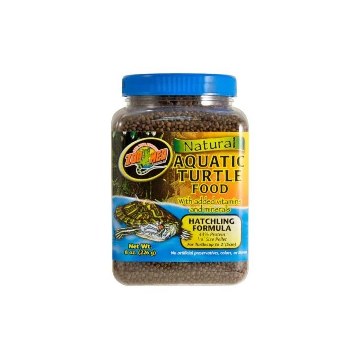 natural aquatic turtle food - hatchling (micro pellet) de zoomed zm-56e (1713)