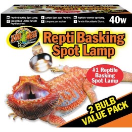 ampoules chauffantes basking spot value pack (2 pieces) de zoomed sl2-40e (1644)
