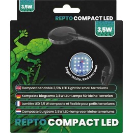 lampe pour reptilecompact led light 3,5w de repto r2300020 (3949),eclairage pour terrarium compact led light 3,5w de repto r2300