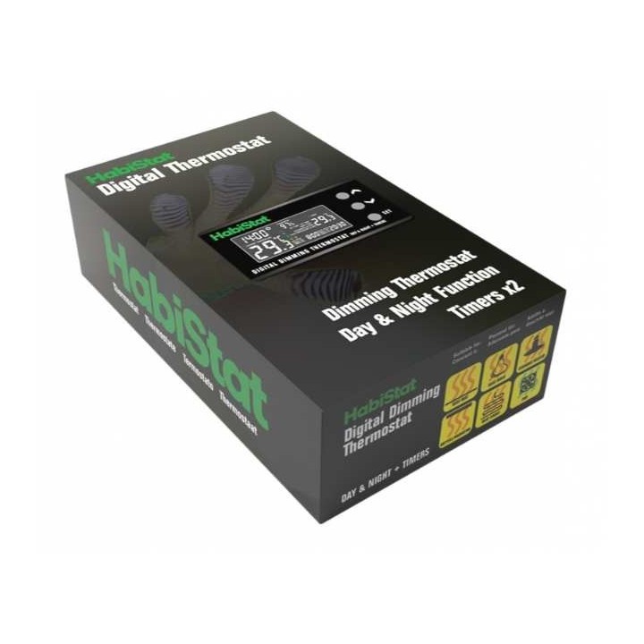 thermostat habistat digital dimming jour-nuit avec minuterie r3100215 (3576),thermostat habistat digital a variateur jour-nuit a
