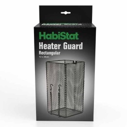 cage de protection anti brulure pour ampoule de terrarium rectangulaire habistat 12x24cm r3100275 (3698),cage de protection pour