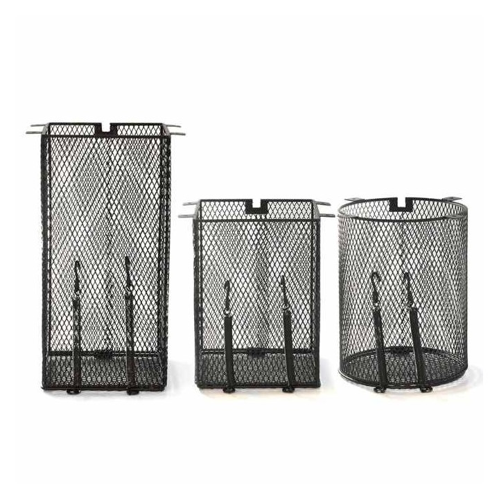 cage de protection anti brulure pour ampoule de terrarium rectangulaire habistat 12x24cm r3100275 (3698),cage de protection pour
