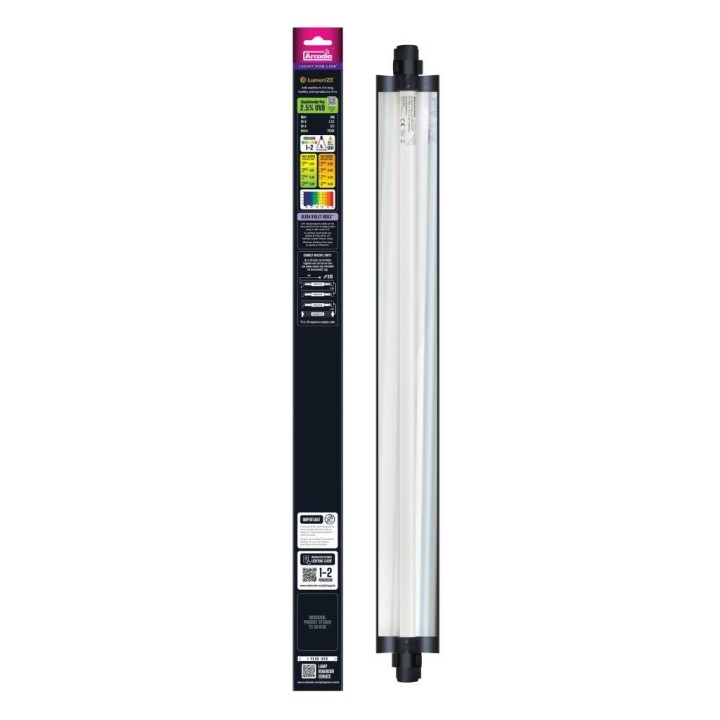 lumenize pro t5 uvb max kit, shadedweller, 2.5% uvb, 14 watt de arcadia r2200045 (3159),lumenize pro t5 uvb max kit, shadedwelle