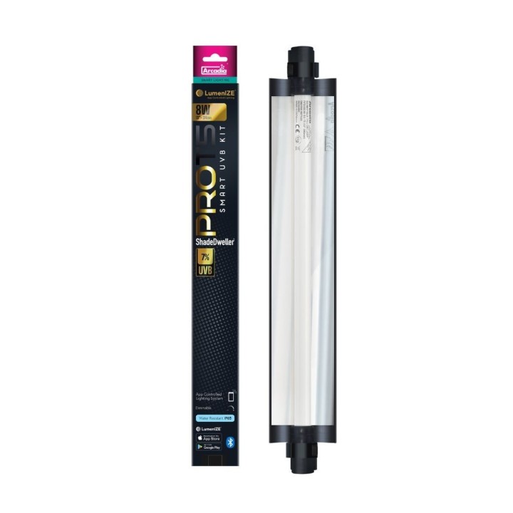 lumenize pro t5 uvb kit, shadedweller 7% uv-b, 8 watt de arcadia r2200050 (3162),lumenize pro t5 uvb kit, shadedweller 7% uv-b,