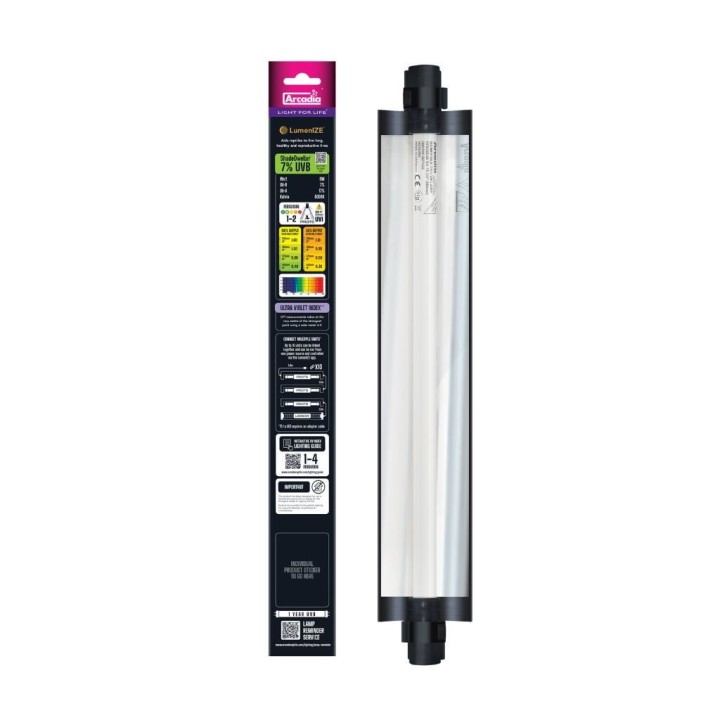 lumenize pro t5 uvb kit, shadedweller 7% uv-b, 8 watt de arcadia r2200050 (3162),lumenize pro t5 uvb kit, shadedweller 7% uv-b,