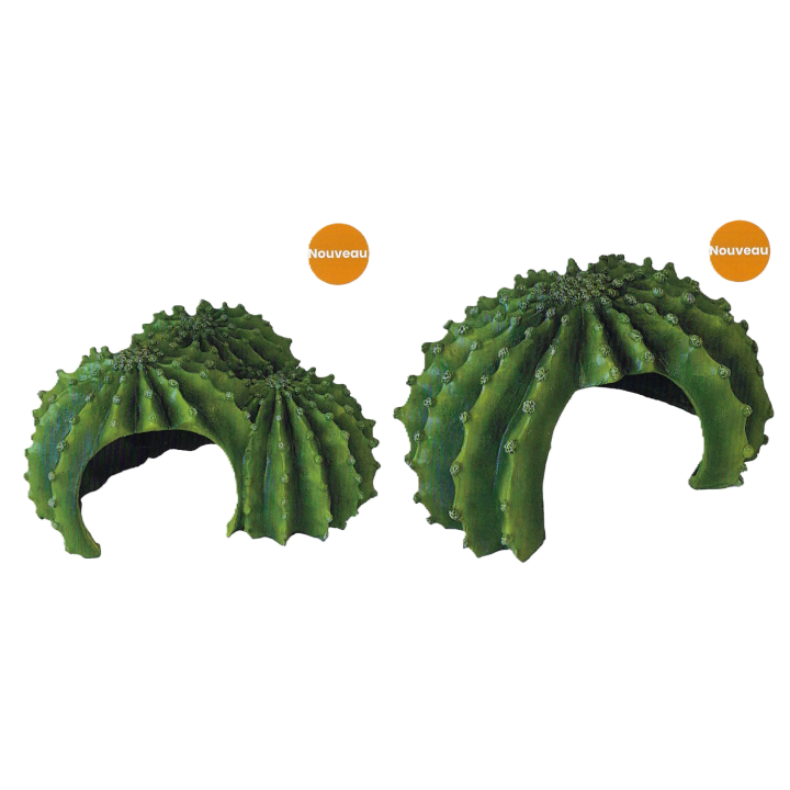 cachette pour terrarium en imitation de cactus xl de repto r5100330 (3943),cachette pour reptile en forme de cactus xl de repto