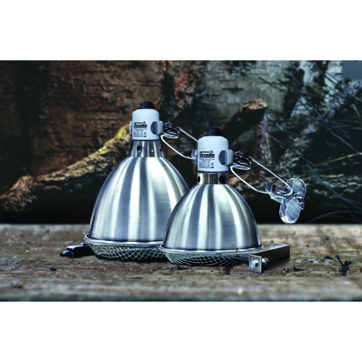 dome avec reflecteur de 20cm + pince pour terrarium de arcadia r2100085 (1940),dome avec reflecteur de 20cm + pince pour terrari