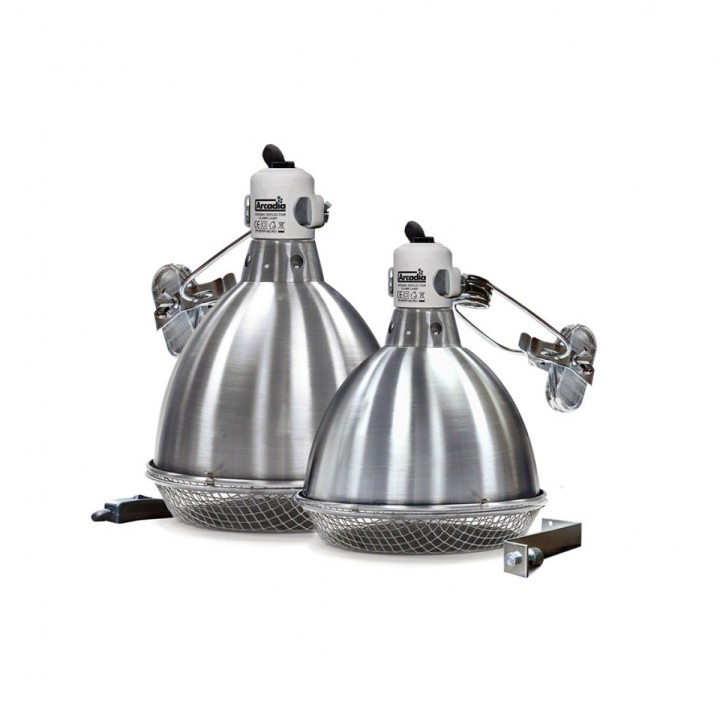 dome avec reflecteur de 20cm + pince pour terrarium de arcadia r2100085 (1940),dome avec reflecteur de 20cm + pince pour terrari