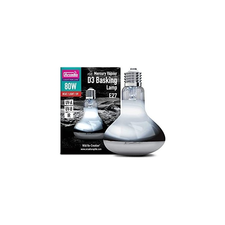 Ampoules UVB-UVA autoballastée Arcadia Basking UVpuissance:80WR2100265