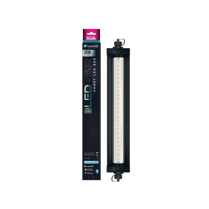 Rampe LED LumenIZE Jungle Dawn LED Bar Arcadia pour terrariumpuissance - taille:29cm   -   18WR2200005