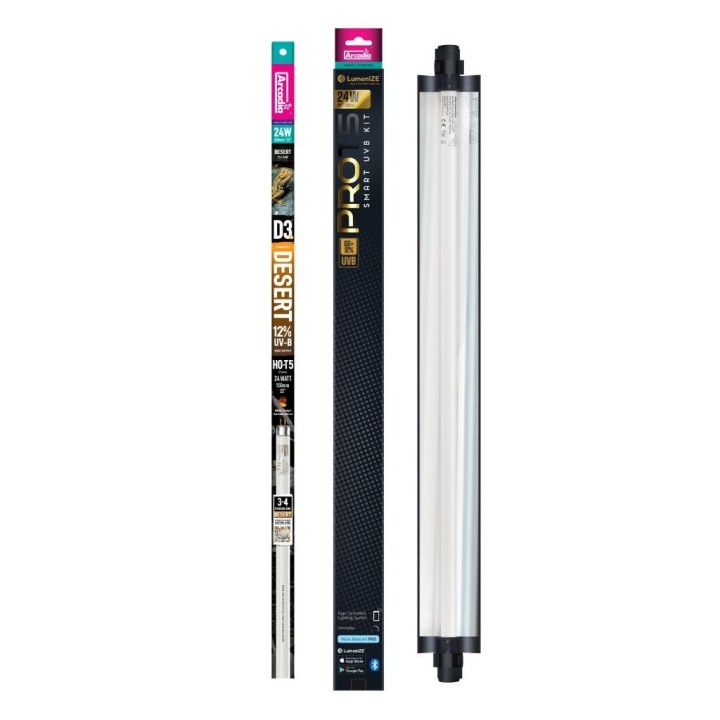 Rampe UV LumenIZE Pro T5 UVB Kit, D3+ Desert, 12% UV-Bpuissance:24WR2200060