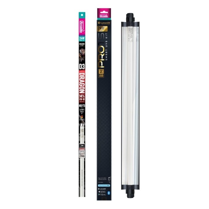 Rampe UV LumenIZE Pro T5 UVB Kit, D3+ Dragon, 14% UV-Bpuissance:24WR2200065