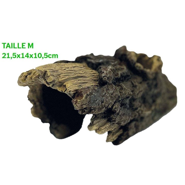Cachette à reptile immitation branche avec Ecorce pour terrariumTaille:MediumR5100130