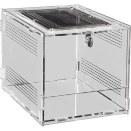 insectarium en acrylique repto terra clear 20x15x15 de repto r1100765 (3630),terrarium en acrylique repto terra clear 20x15x15 d