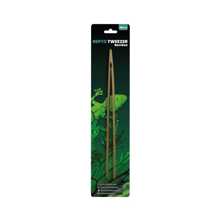 Pince De Nourrissage Pour Reptile En Bambou De 28 Cm Repto R3300110 Ventreaterre
