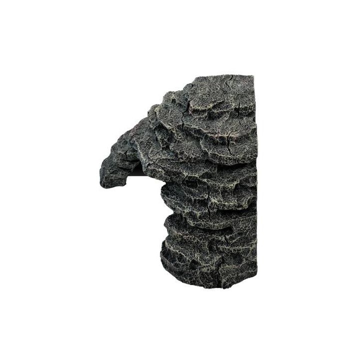 cachette faux rocher angulaire repto basking gris de repto r5100165 (3417)